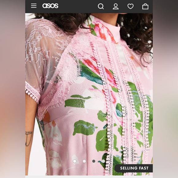 NWT GORGEOUS FLORAL DRESS - Picture 3 of 5